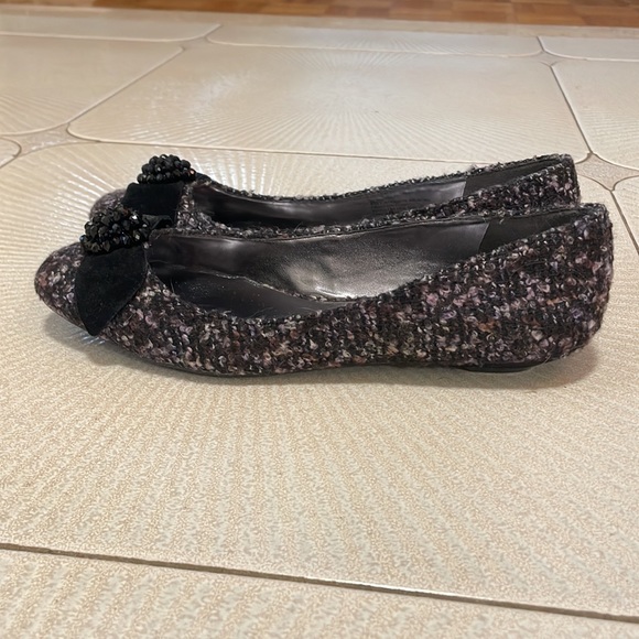 NWT Étienne aigner tweed flats - Picture 2 of 3